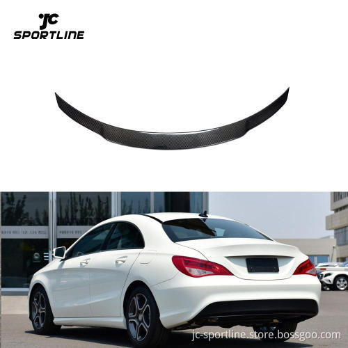 Carbon Fiber Rear Trunk Spoiler Wing for Mercedes-Benz CLA Class C117 (2013-2018)
